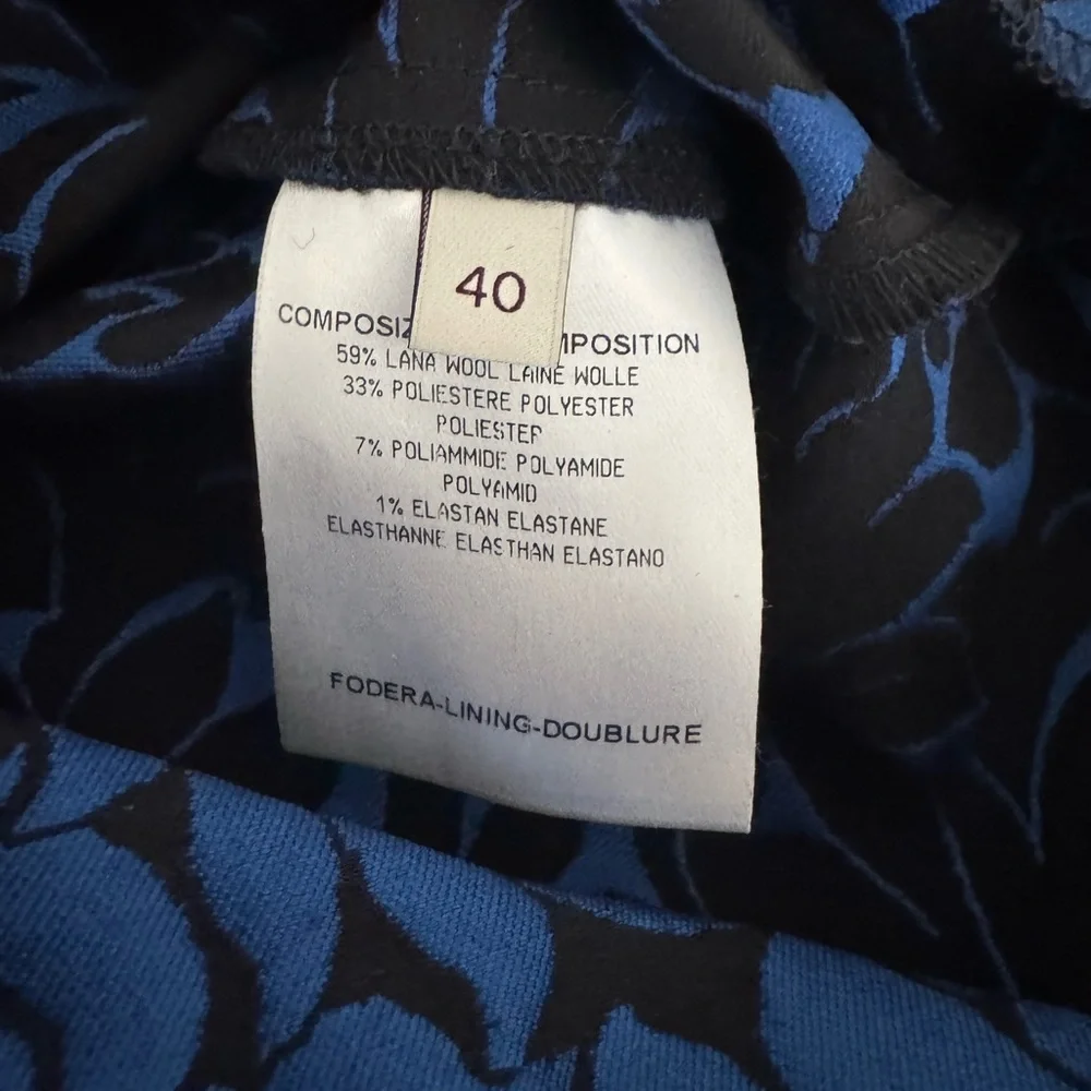 Stella McCartney Blue Floral A-Line Skirt - Picture 5 of 5